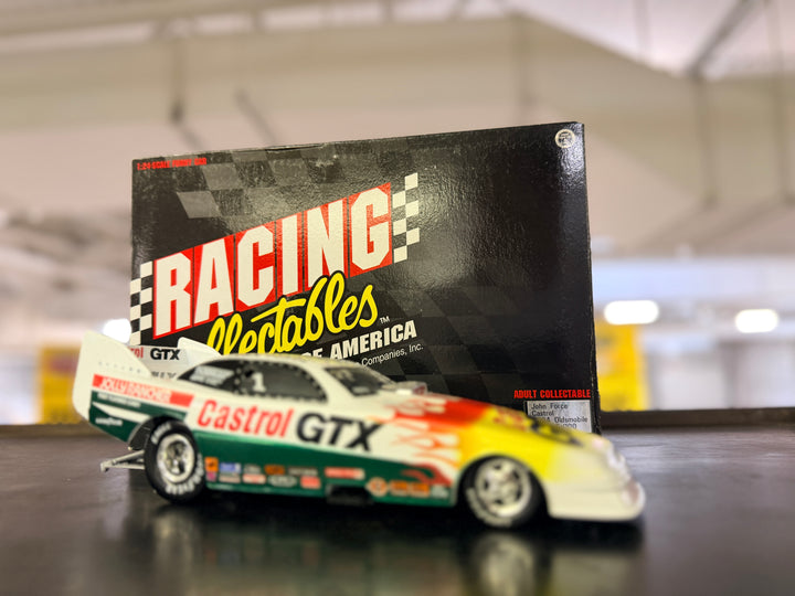 John Force GTX Flames 1994 Oldsmobile Funny Car 1:24 RCCA Diecast 1 of 15,000