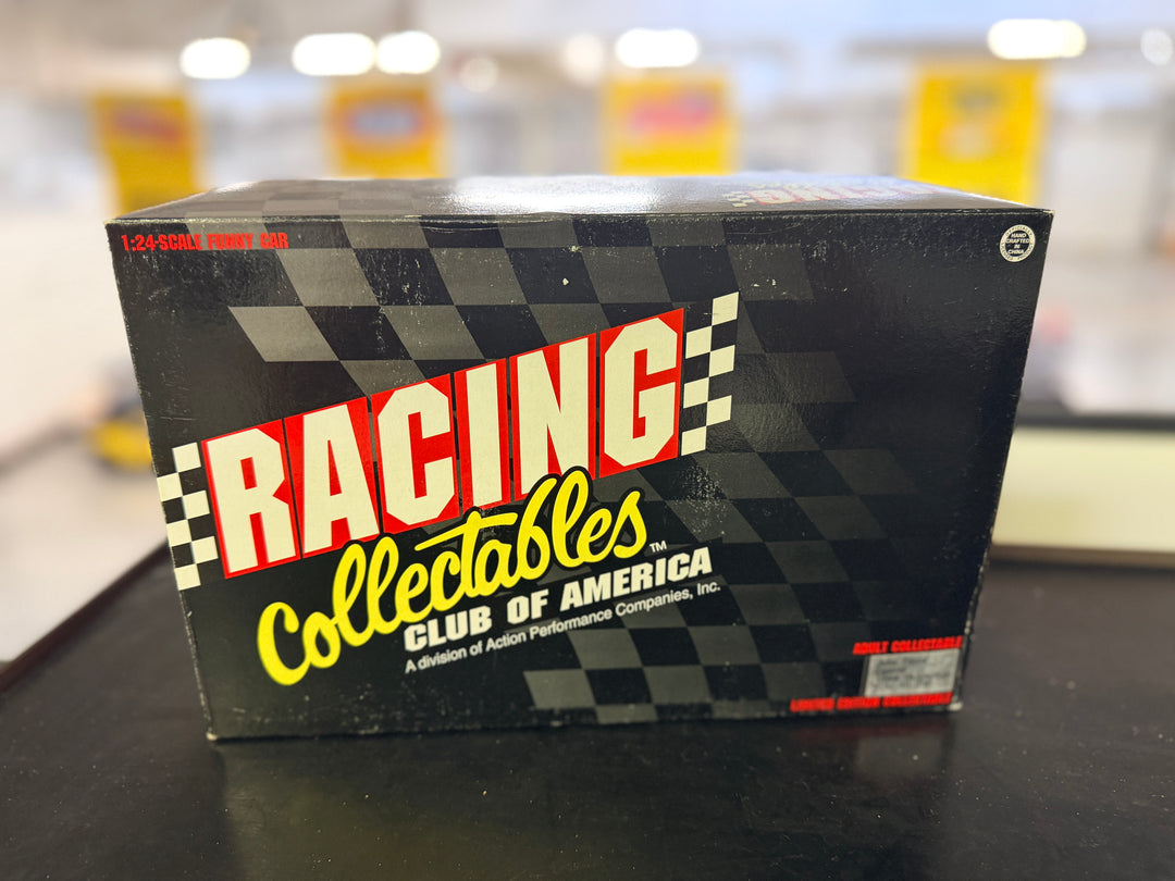 John Force GTX Flames 1994 Oldsmobile Funny Car 1:24 RCCA Diecast 1 of 15,000