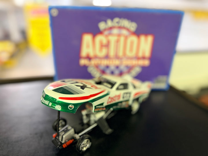 John Force 1996 Castrol GTX Pontiac Funny Car 1:24 Diecast – Action Collectibles (NHRA Legend)
