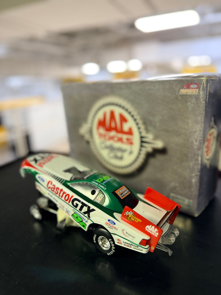 John Force 1999 Ford Mustang Funny Car 1:24 – MAC Tools 1 of 5,004 NHRA Diecast
