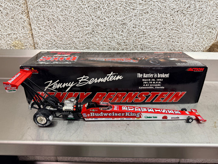 Kenny Bernstein Budweiser First to 300 MPH 1992 Top Fuel Dragster 1:24 – NHRA Diecast