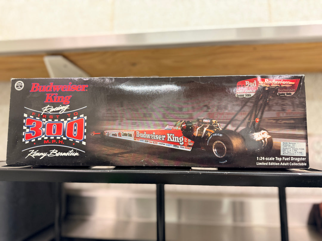 Kenny Bernstein Budweiser First to 300 MPH 1992 Top Fuel Dragster 1:24 – NHRA Diecast
