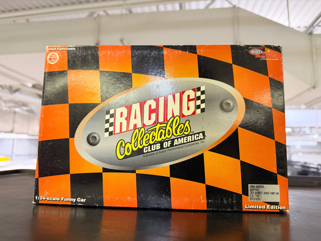Kenny Bernstein Budweiser 1979 Plymouth Arrow Funny Car 1:24 Action RCCA Diecast – “Bud King” Edition (1 of 2,500)