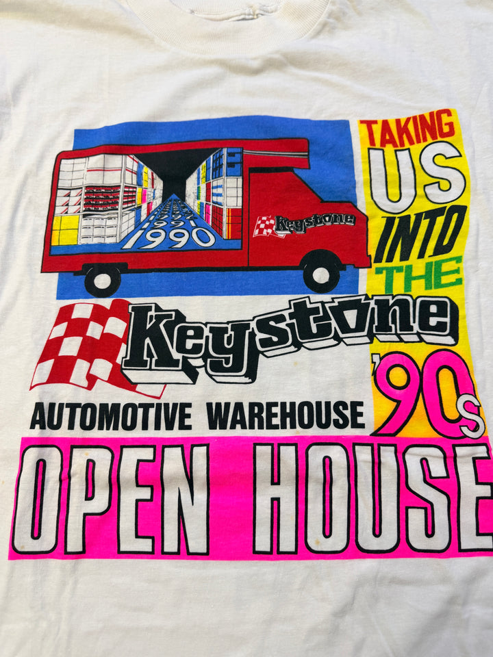 Vintage 90s Joe Amato Valvoline Racing T-Shirt – Keystone Automotive Open House Tee-Size XL | NHRA Top Fuel Legend | Rare Collectible