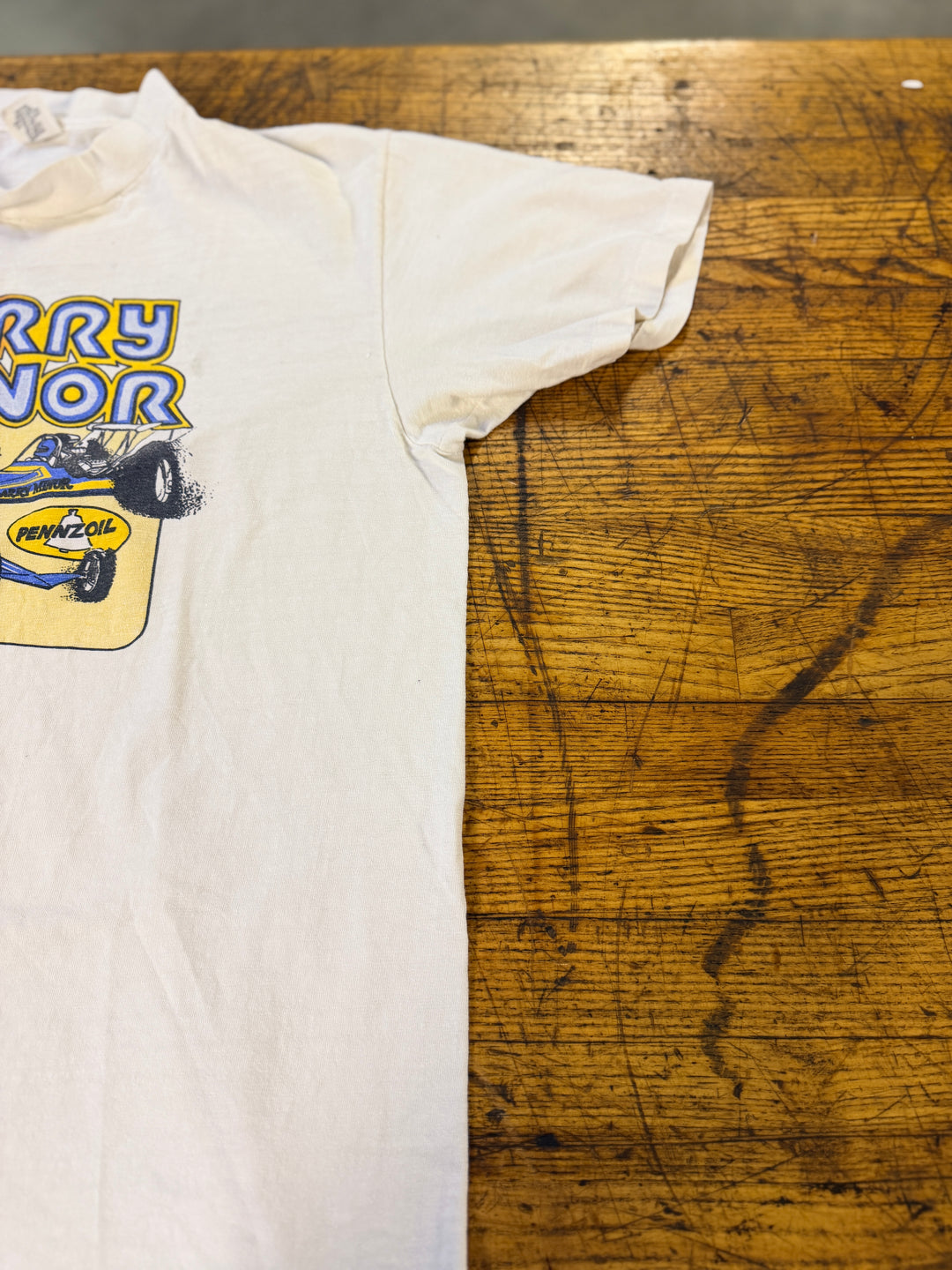 Vintage Larry Minor Racing T-Shirt Large 80s NHRA Top Fuel Drag Racing San Jacinto CA Tee