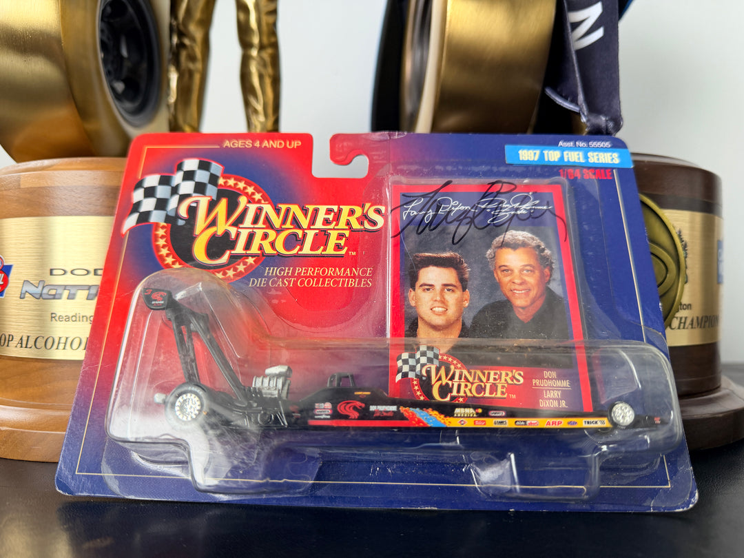 Snake & Dixon 2-Pack – Larry Dixon 1997 Top Fuel Dragsters (Signed 1:64 + 1:24 Winner Circle)