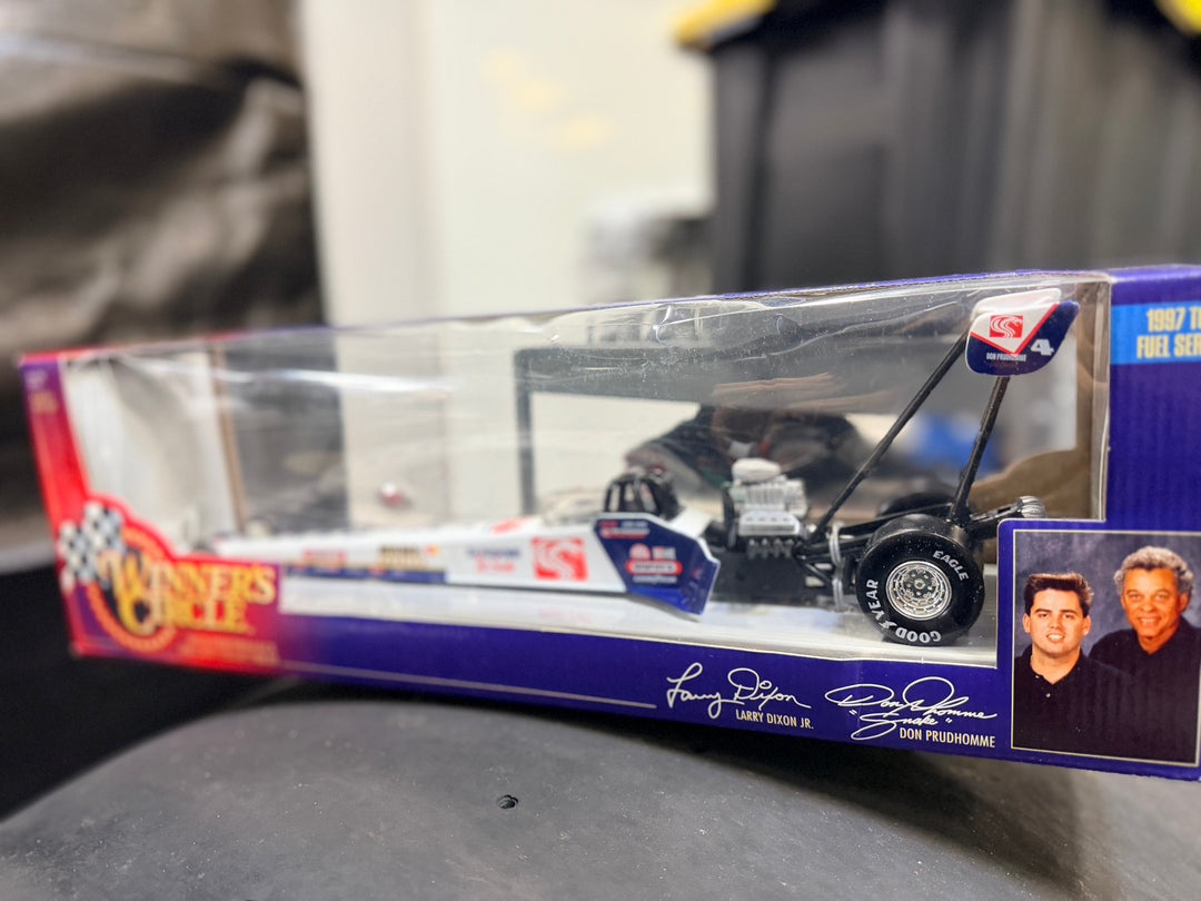 Snake & Dixon 2-Pack – Larry Dixon 1997 Top Fuel Dragsters (Signed 1:64 + 1:24 Winner Circle)