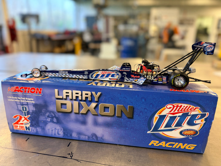 Larry Dixon 2003 Miller Lite Top Fuel Dragster 1:24 Diecast – 2X Champ Edition Action Collectibles