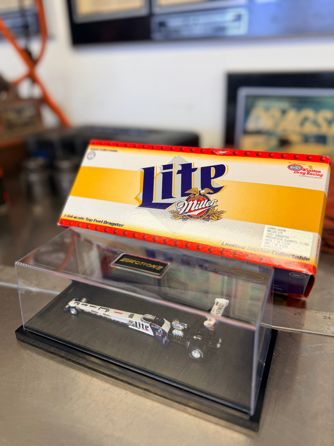 Larry Dixon Miller Lite 1997 Top Fuel Dragster 1:64 – Action NHRA Diecast 1 of 9,000