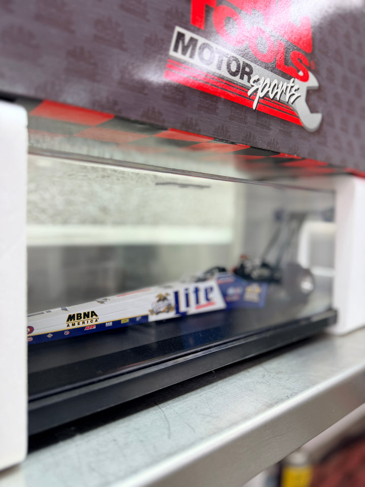 Larry Dixon Mac Tools Miller Lite 1998 Top Fuel Dragster 1:24 – NHRA Diecast w/ Case