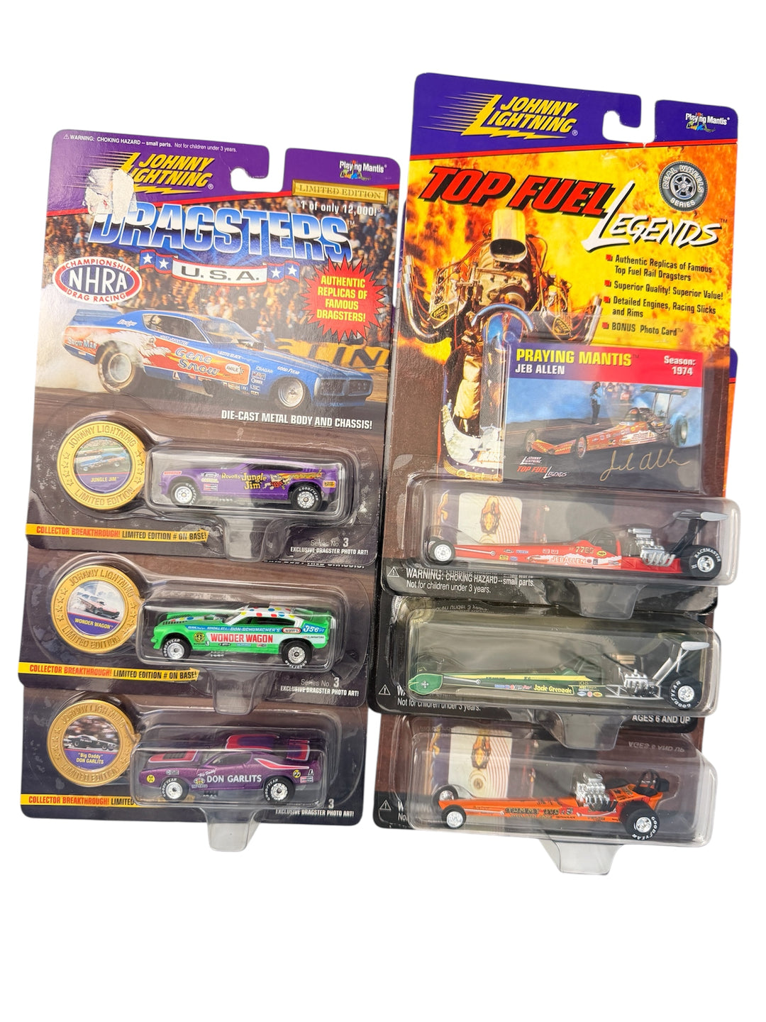 Nitro Legends 6-Pack NHRA 1:64 Scale Drag Racing Set