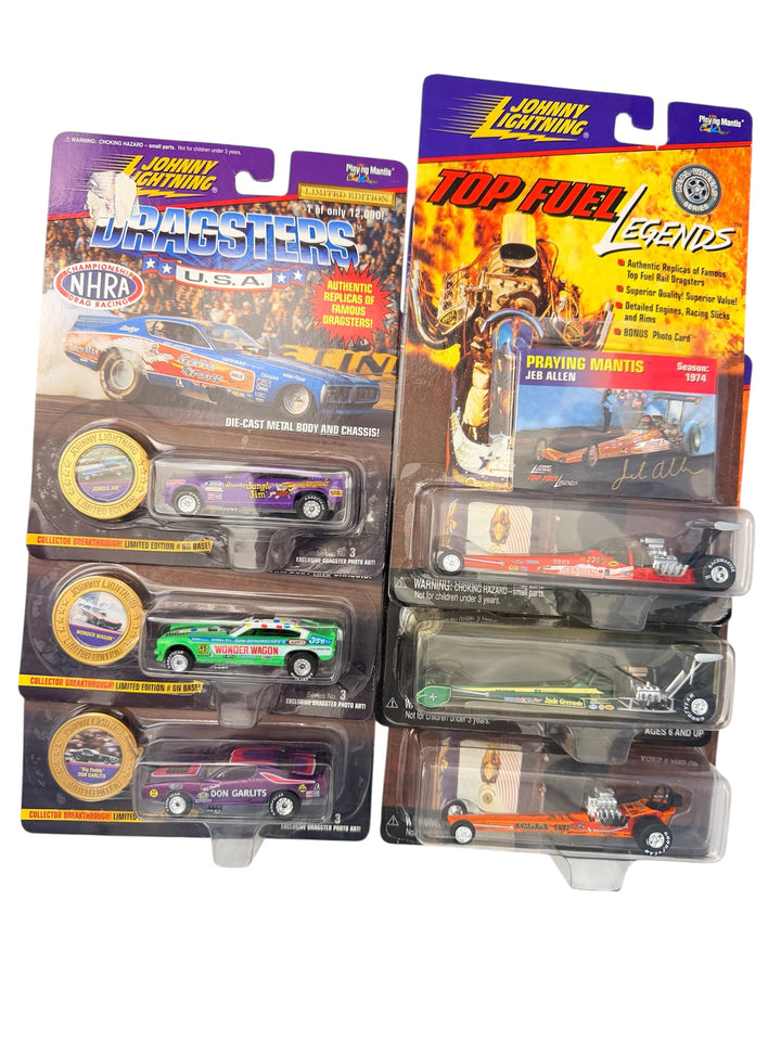 Nitro Legends 6-Pack NHRA 1:64 Scale Drag Racing Set