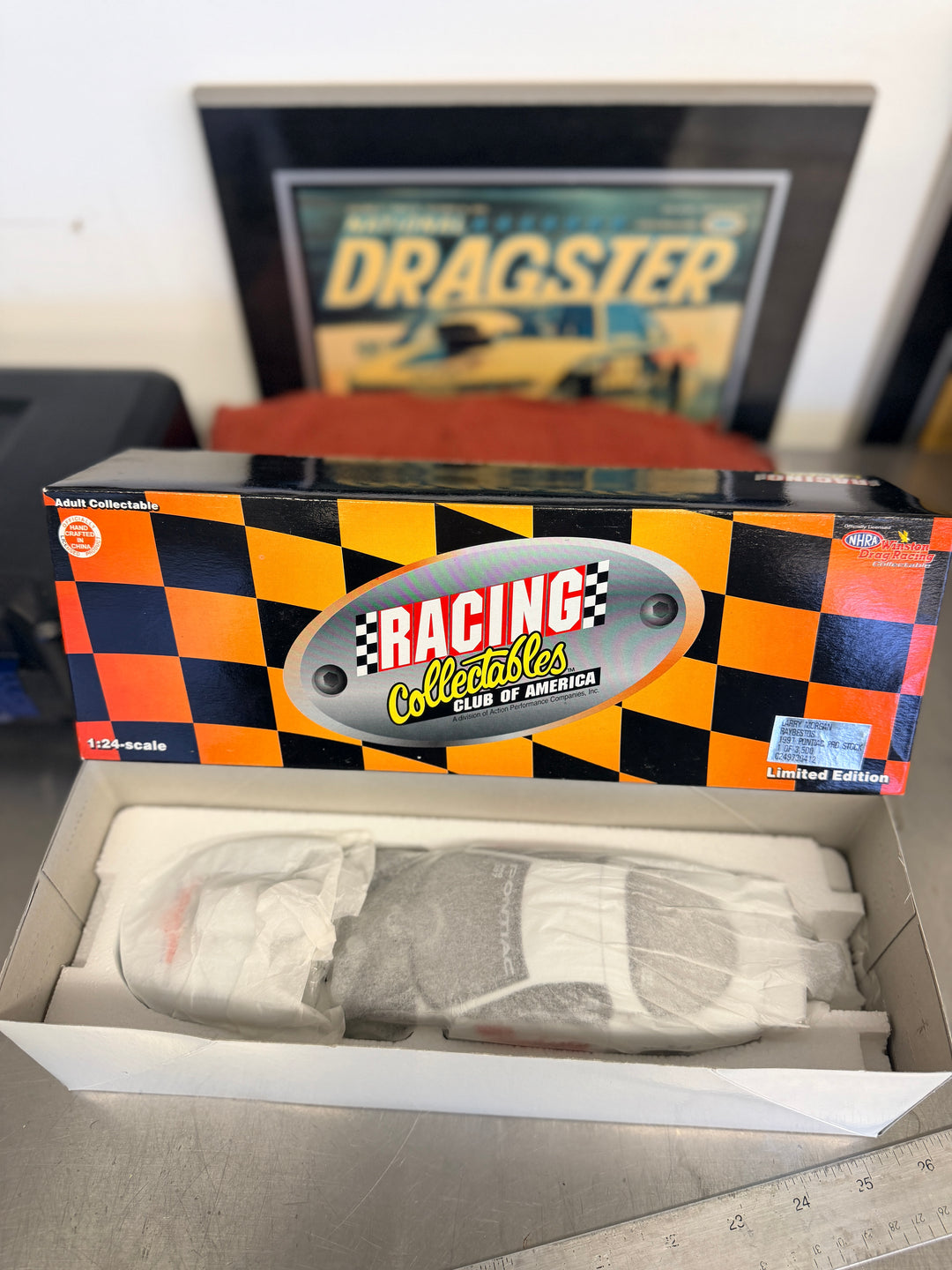 Larry Morgan Raybestos 1997 Pontiac Pro Stock 1:24 – 1 of 3,500 Action RCCA NHRA Diecast
