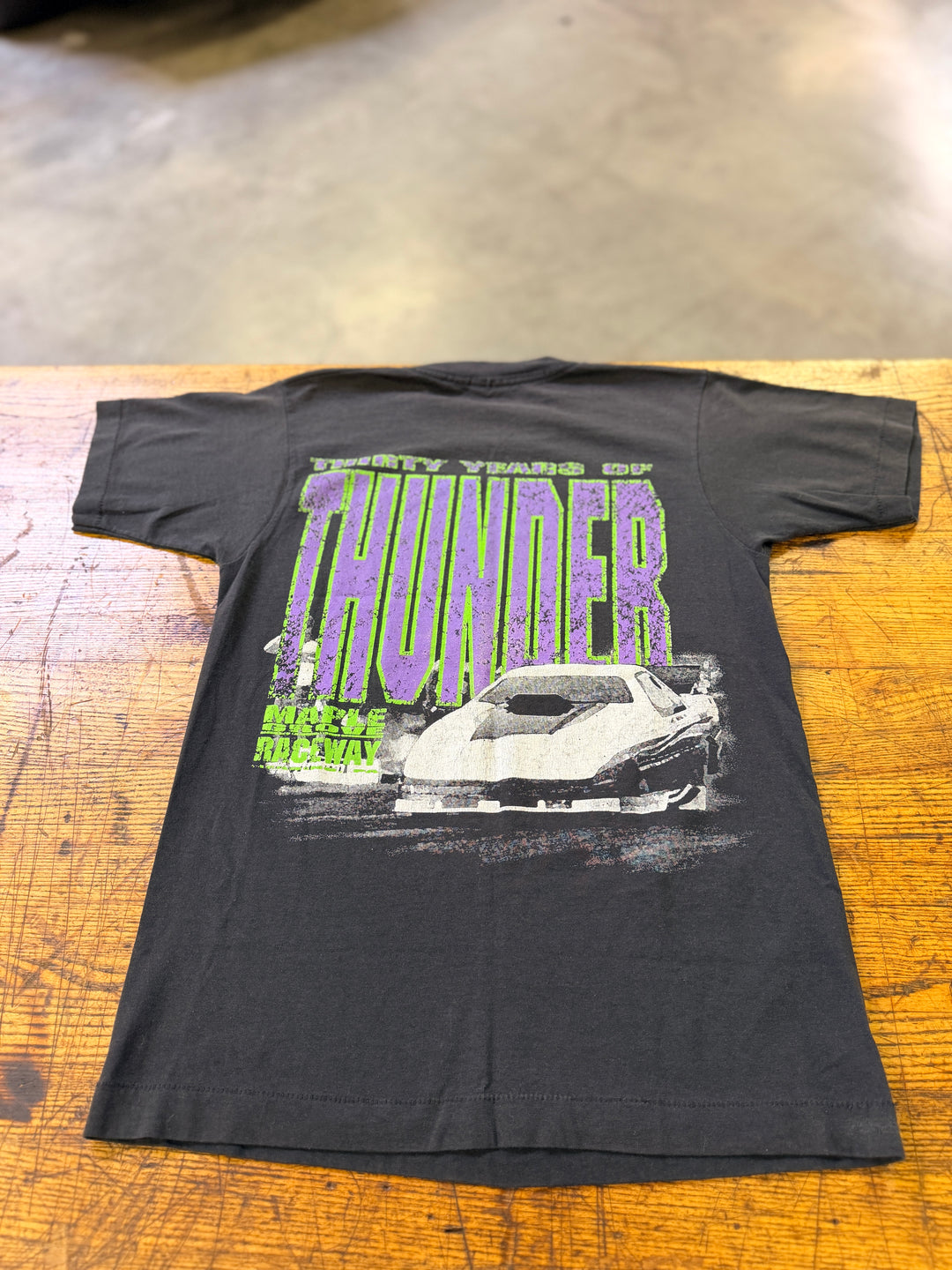 Vintage 90s Olympics of Drag Racing Maple Grove Raceway Tee (Size Medium)