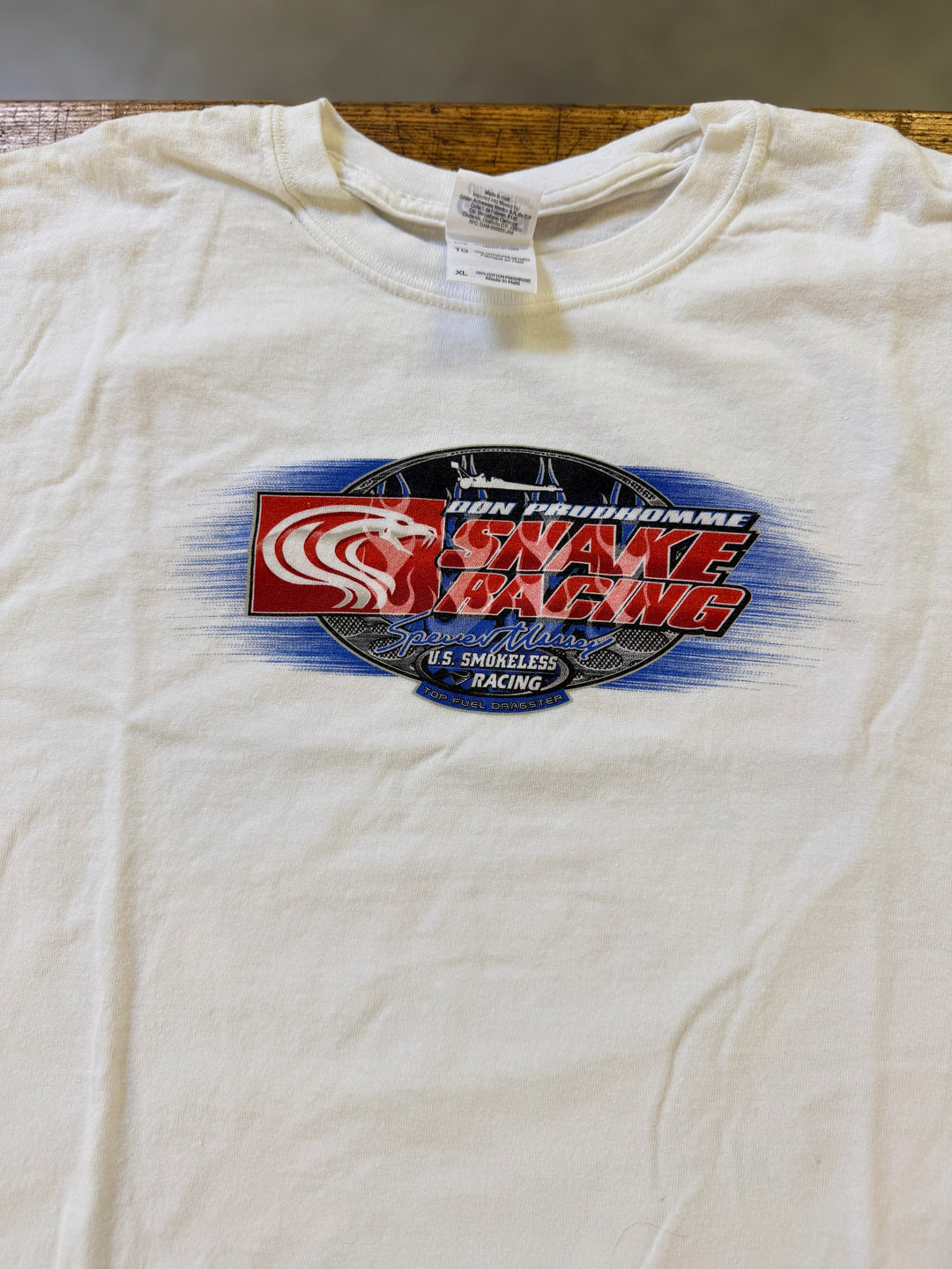 2009 Spencer Massey “Snake Racing” Top Fuel Dragster Tee XL – Don Prudhomme NHRA Shirt