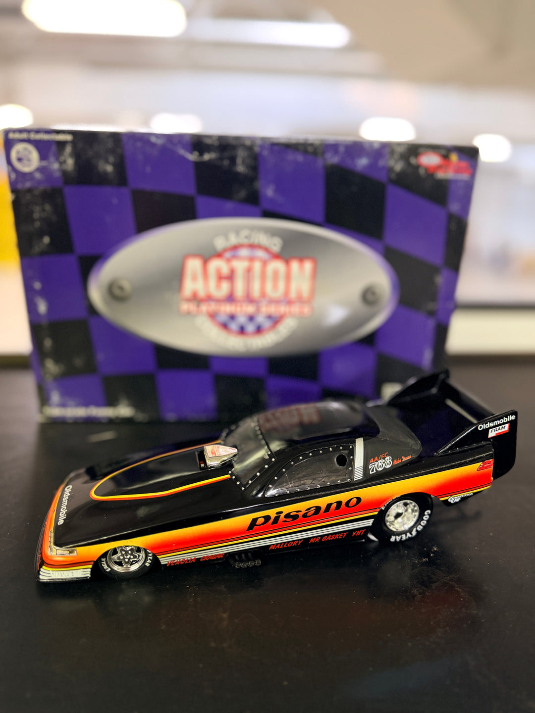 Mike Dunn 1992 Pisano Oldsmobile Funny Car 1:24 – 1 of 5,004 Action NHRA Diecast