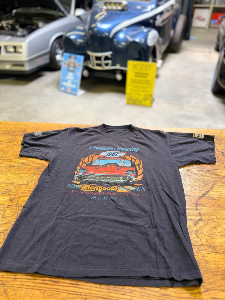 Vintage 1988 Tom “Mongoose” McEwen NHRA Double Sided T-Shirt