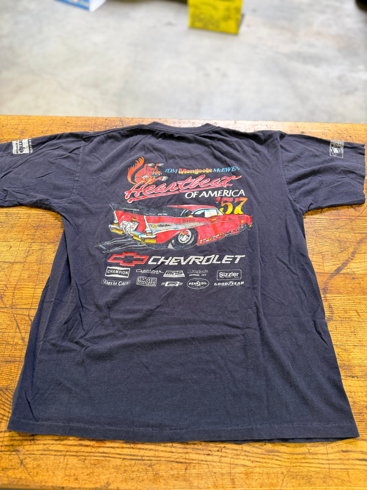 Vintage 1988 Tom “Mongoose” McEwen NHRA Double Sided T-Shirt