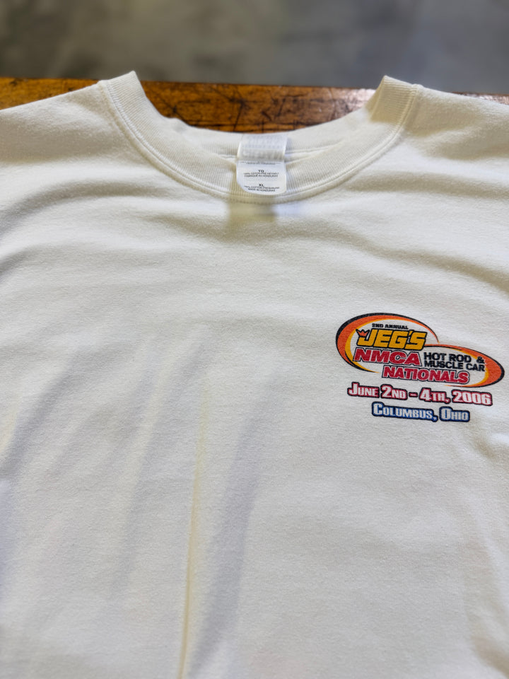 Vintage 2006 JEGS NMCA Hot Rod & Muscle Car Nationals T-Shirt XL – National Trail Raceway