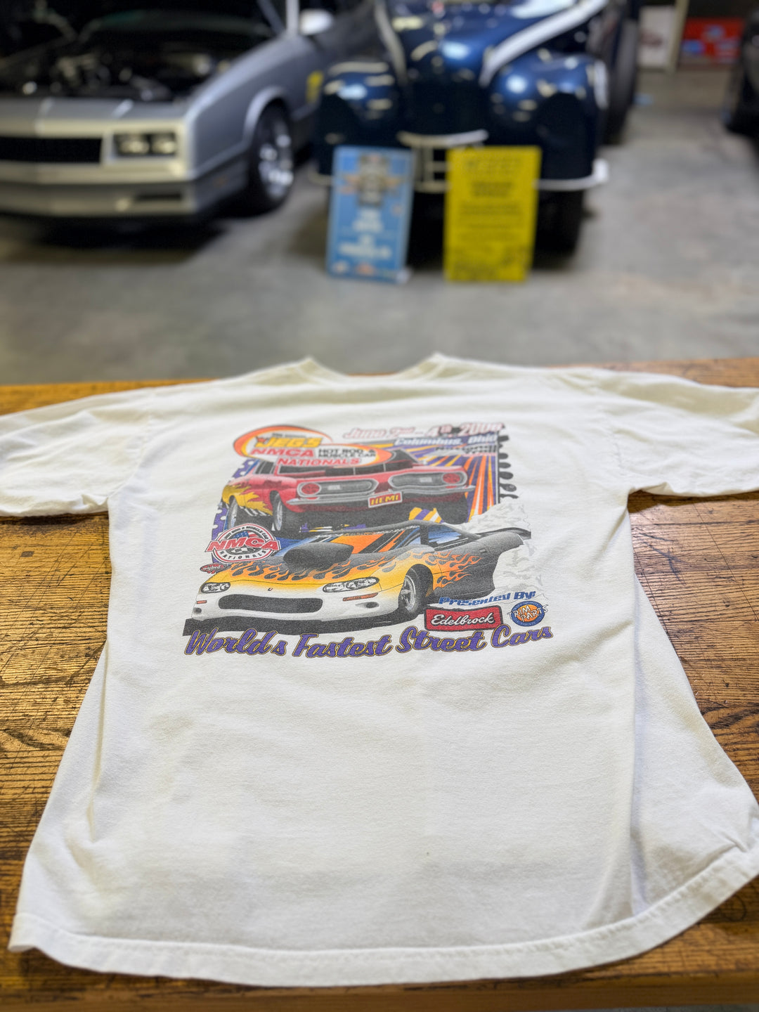 Vintage 2006 JEGS NMCA Hot Rod & Muscle Car Nationals T-Shirt XL – National Trail Raceway