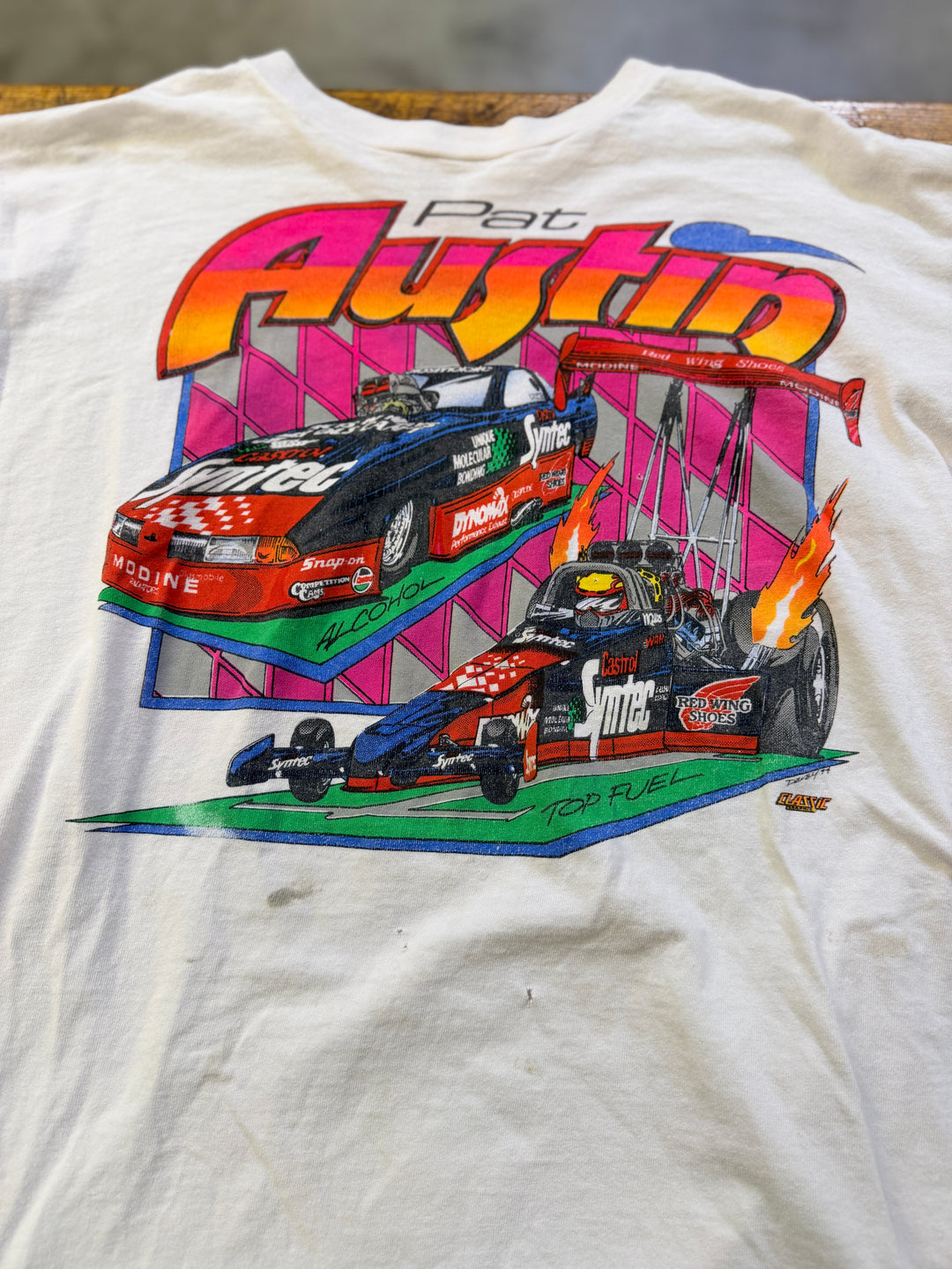 1994 Pat Austin “Back in Black” Tour Tee  W.A.R. Racing — Size XXL