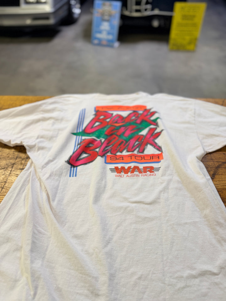 1994 Pat Austin “Back in Black” Tour Tee  W.A.R. Racing — Size XXL
