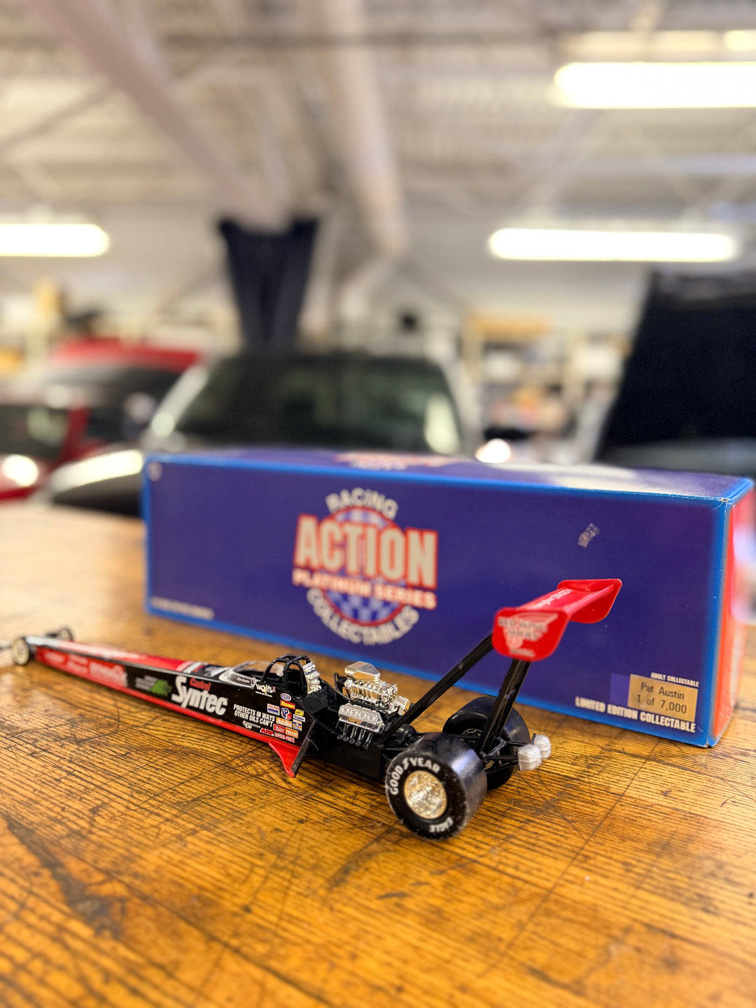 Pat Austin 1996 Castrol Syntec Top Fuel Dragster 1:24 – 1 of 7,000 NHRA Diecast
