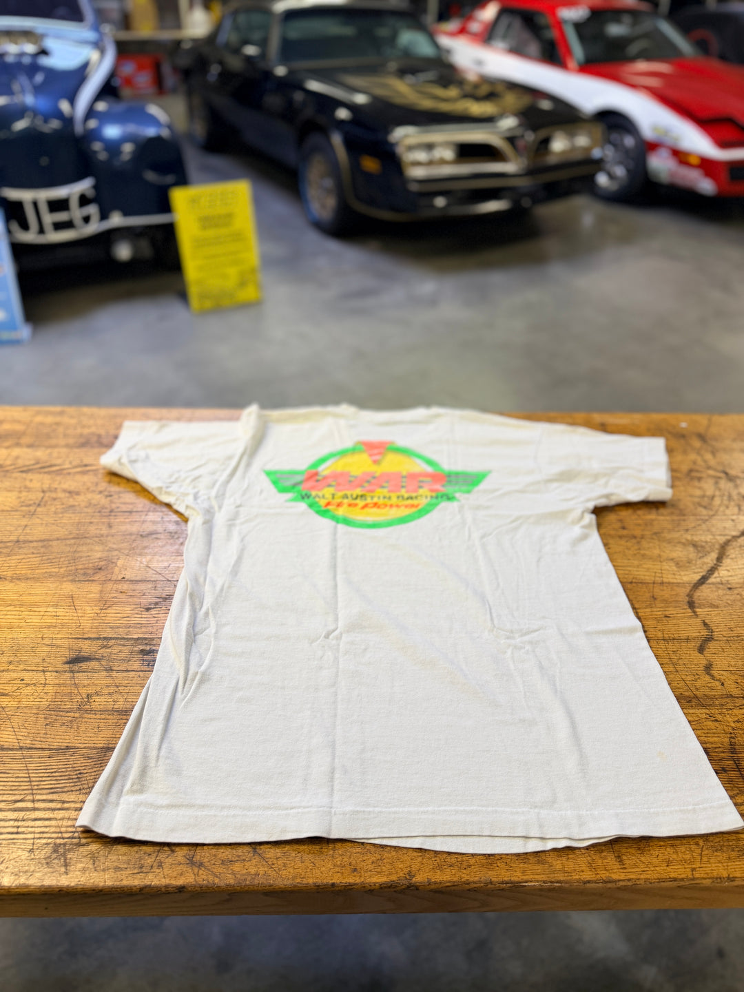 Vintage 90s Pat Austin “Top Gun” Drag Racing Tee (XL) – Rare Dual-Class NHRA Graphic Shirt
