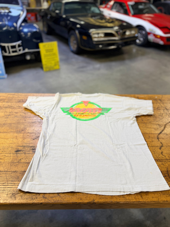 Vintage 90s Pat Austin “Top Gun” Drag Racing Tee (XL) – Rare Dual-Class NHRA Graphic Shirt