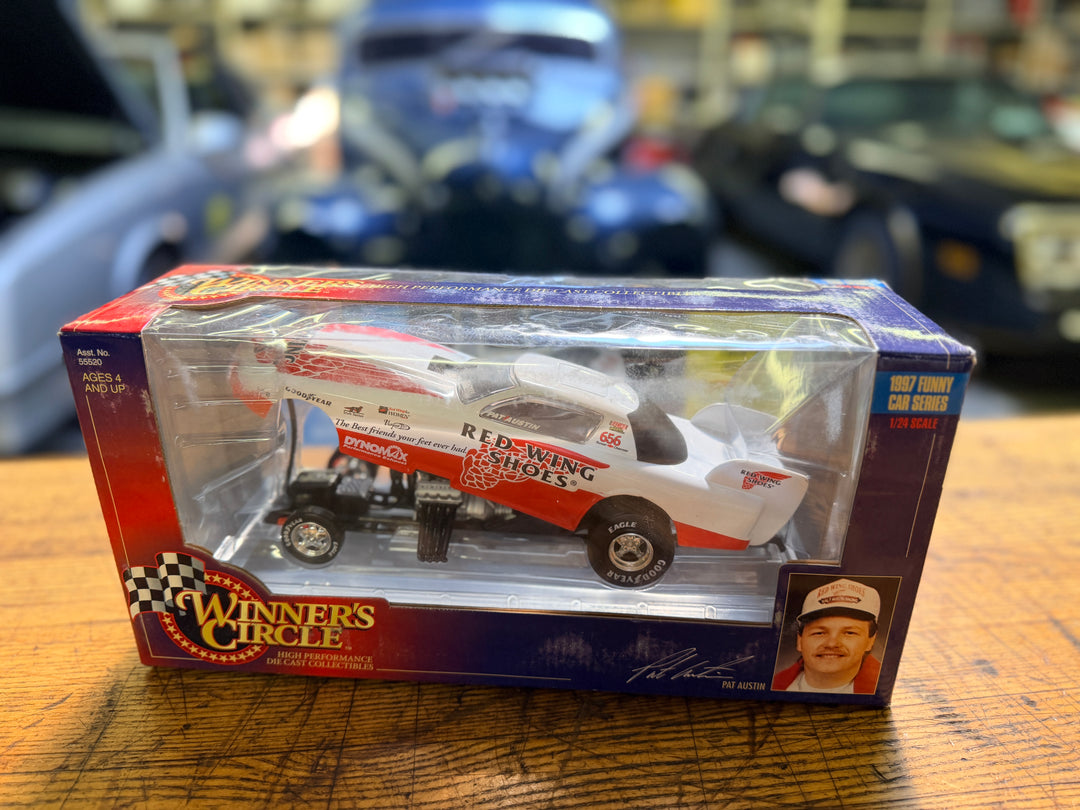 Pat Austin 1996 Red Wing Shoes Funny Car 1:24 Diecast – Factory Sealed NHRA Collectible