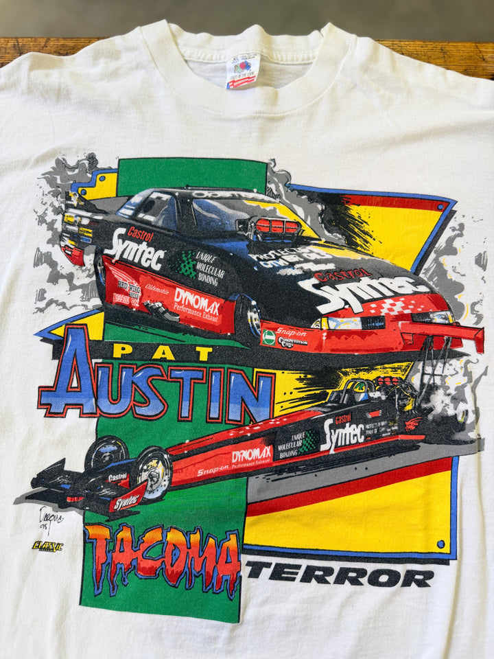 Vintage 1996 Pat Austin Tacoma Terror Double Sided Tee XL