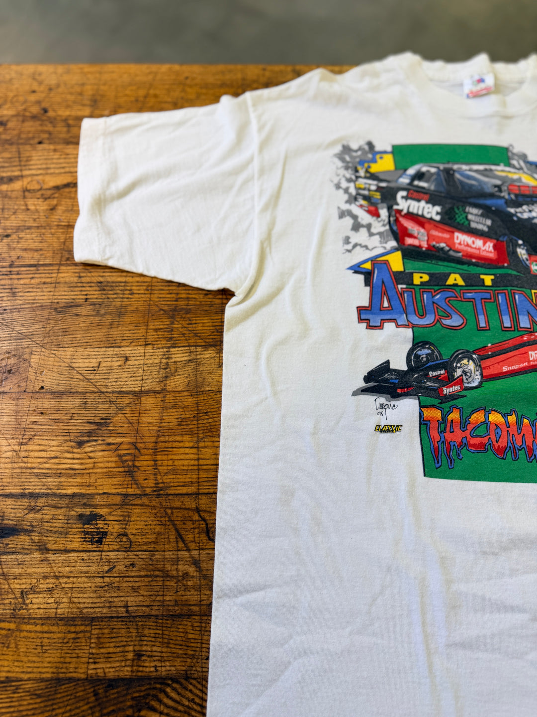 Vintage 1996 Pat Austin Tacoma Terror Double Sided Tee XL