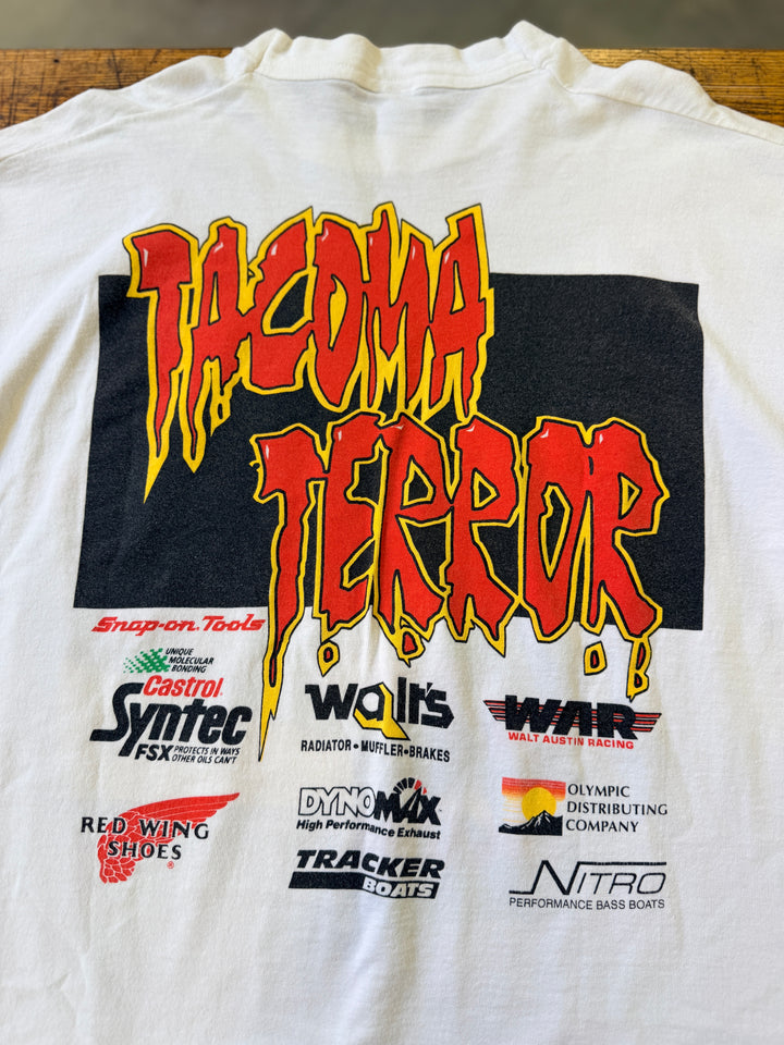 Vintage 1996 Pat Austin Tacoma Terror Double Sided Tee XL