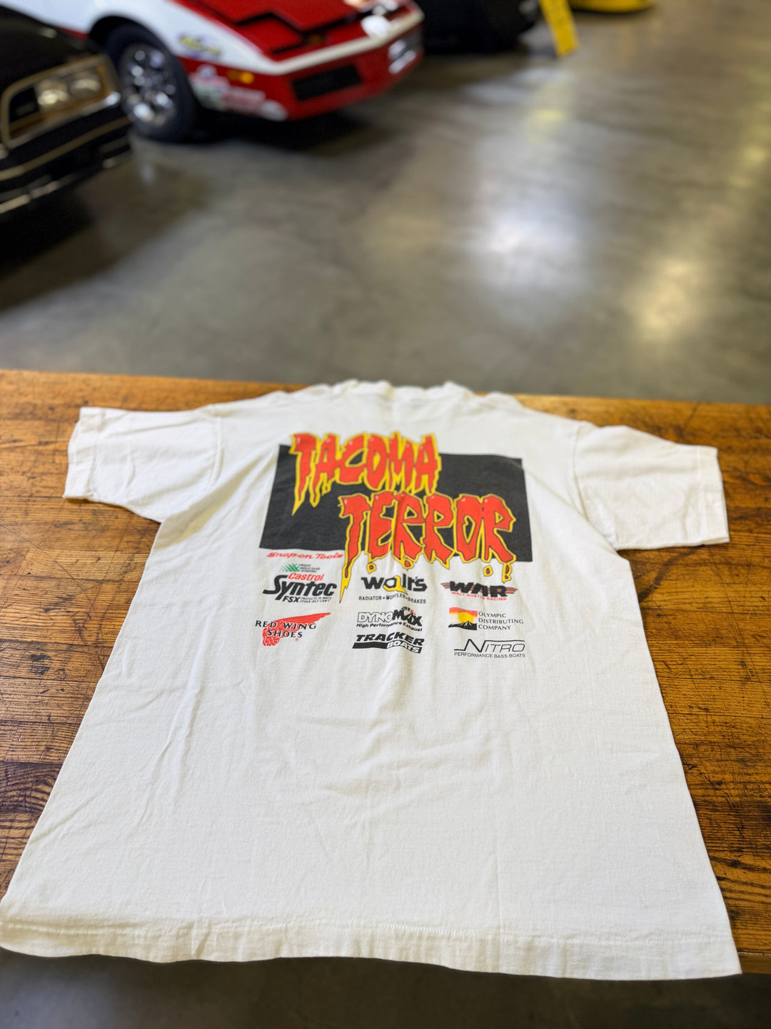 Vintage 1996 Pat Austin Tacoma Terror Double Sided Tee XL
