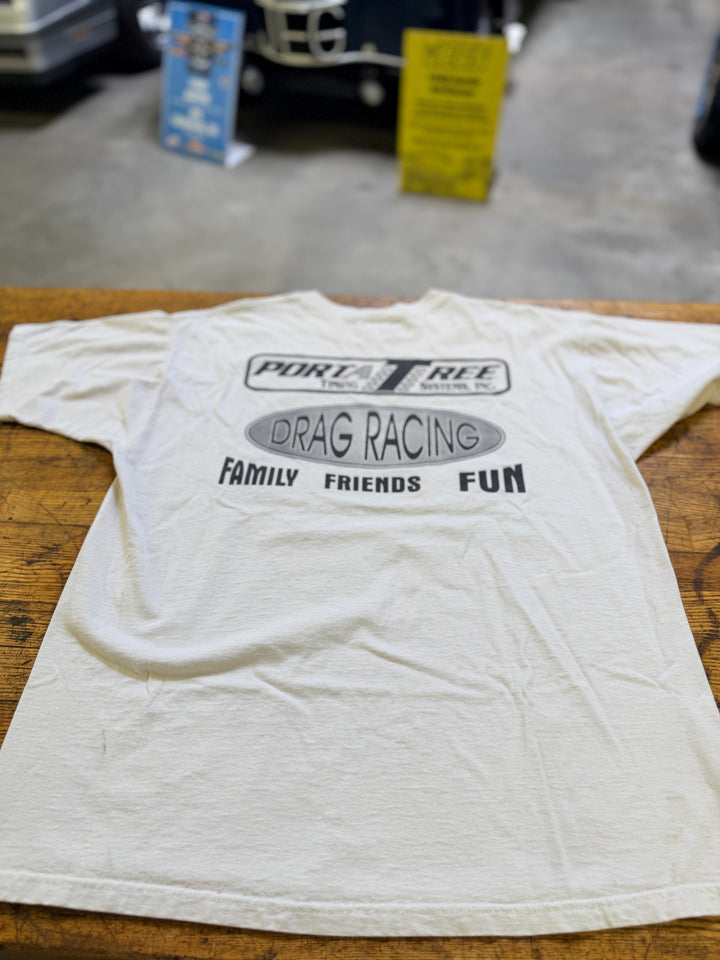Vintage 1998 Porta Tree Snoozers Are Losers Tee XL Drag Racing Double Sided