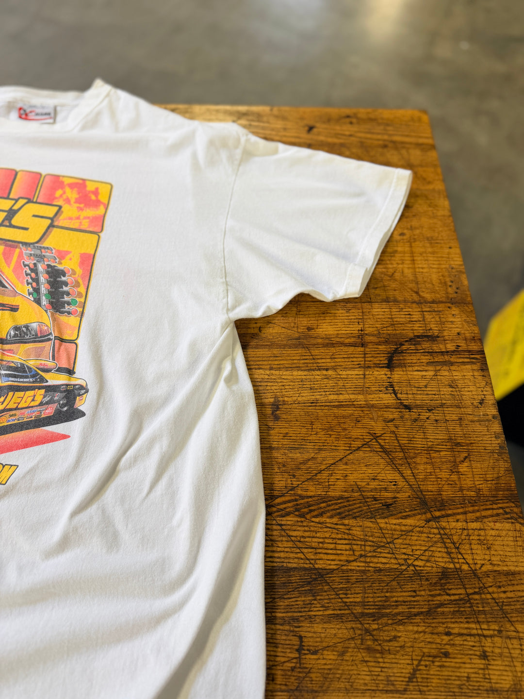 Vintage 2002 Team JEGS NHRA Pro Stock Racing T-Shirt (XL)