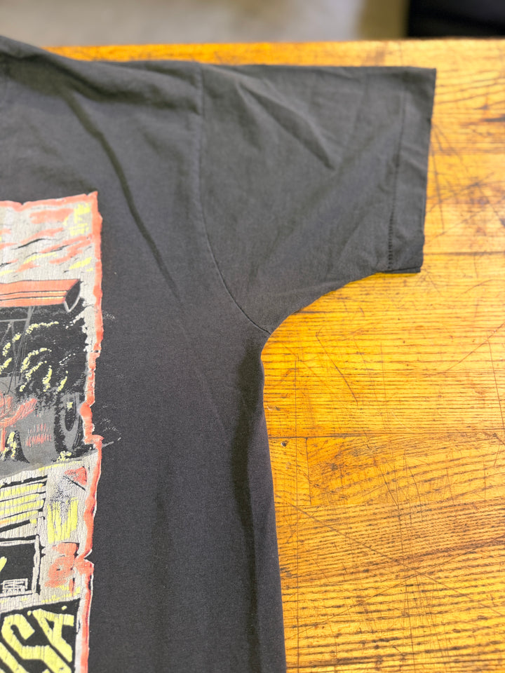 Vintage 90s Quaker City Dragway Tee (L) – Salem Ohio Drag Racing Single Stitch Shirt