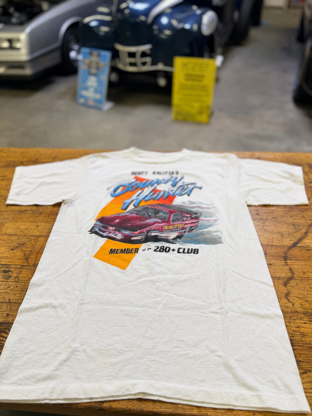 Vintage Scott Kalitta “Bounty Hunter” NHRA Funny Car Tee (Mid 80s) – Size Large