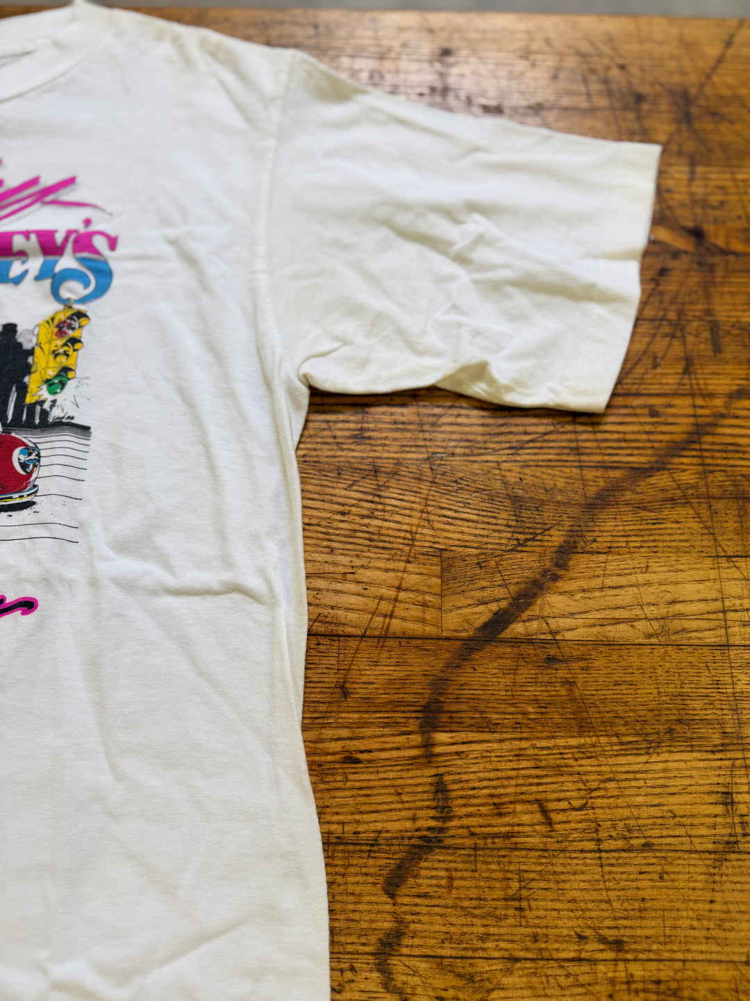 Vintage 1988 Shirley Muldowney 30th Anniversary Tour T-Shirt Large Single Stitch NHRA Drag Racing Tee