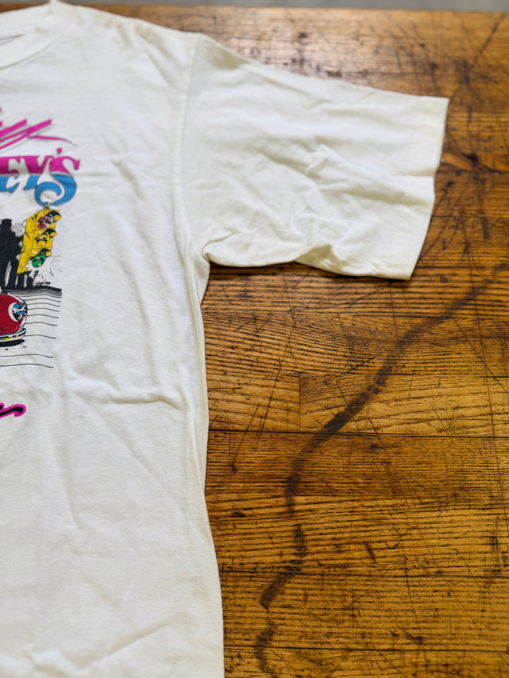 Vintage 1988 Shirley Muldowney 30th Anniversary Tour T-Shirt Large Single Stitch NHRA Drag Racing Tee