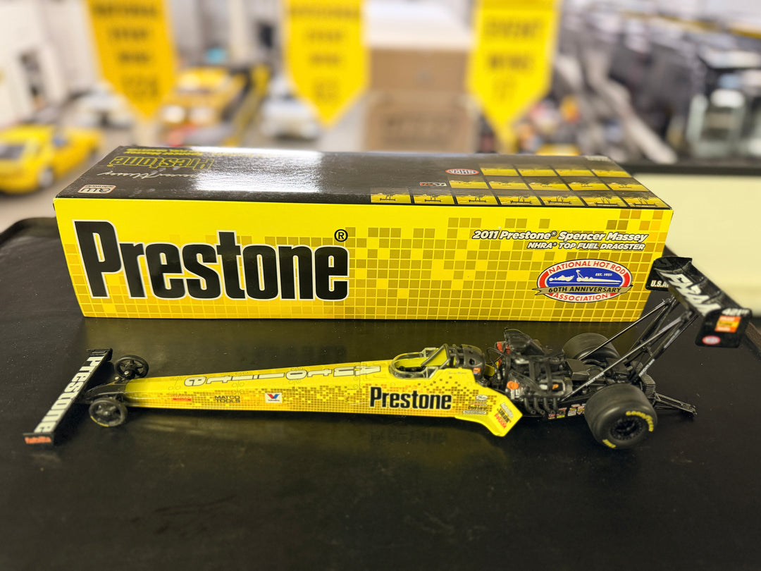 Spencer Massey 2011 Prestone NHRA Top Fuel Dragster 1:24 Auto World DSR Diecast