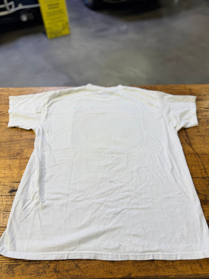 Vintage 90s “Smoking the Competition” Drag Racing Tee (Large) – Rare NHRA Graphic Shirt
