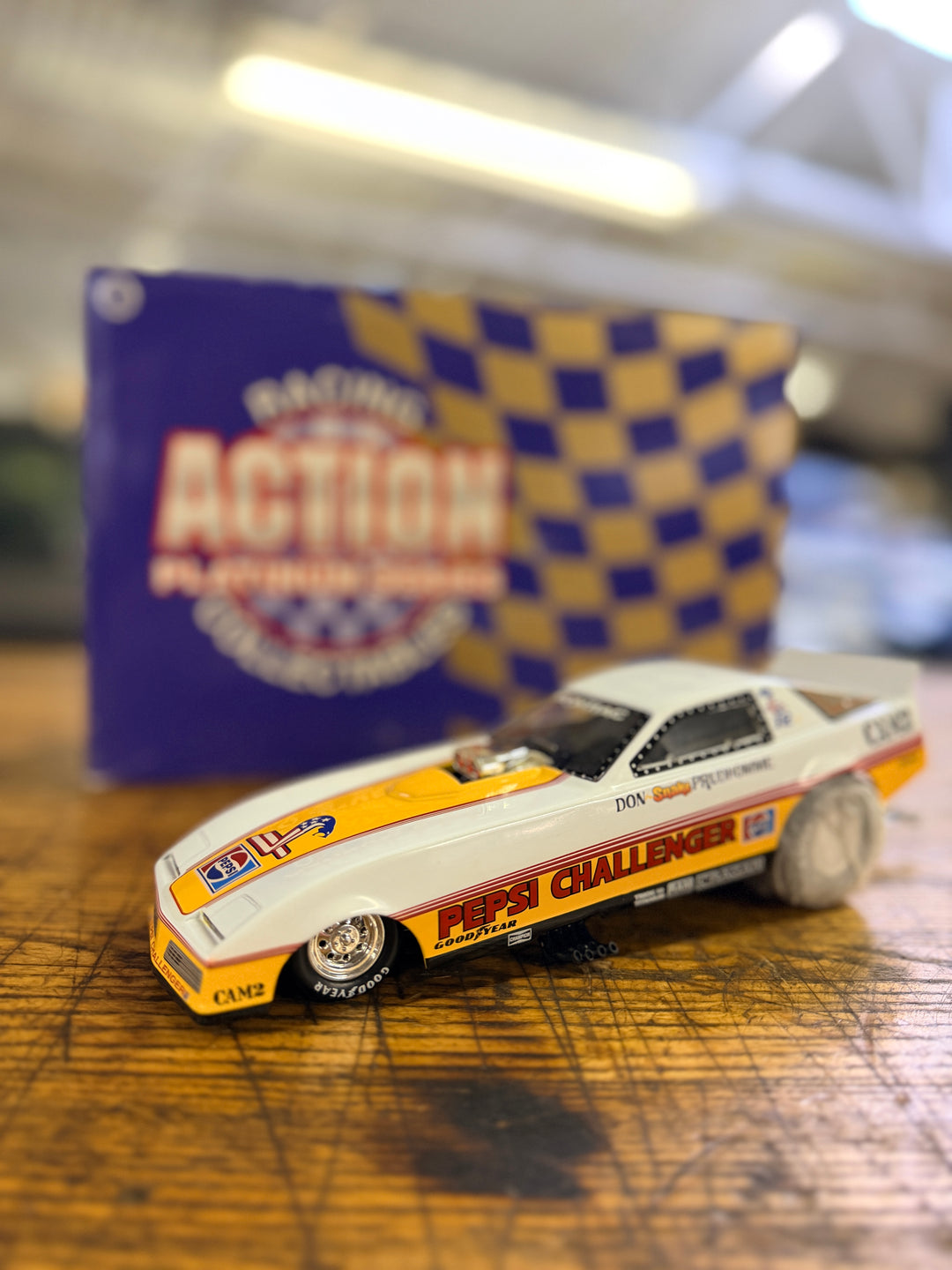 Don “The Snake” Prudhomme 1983 Pepsi Challenger Pontiac Funny Car 1:24 – NHRA Diecast