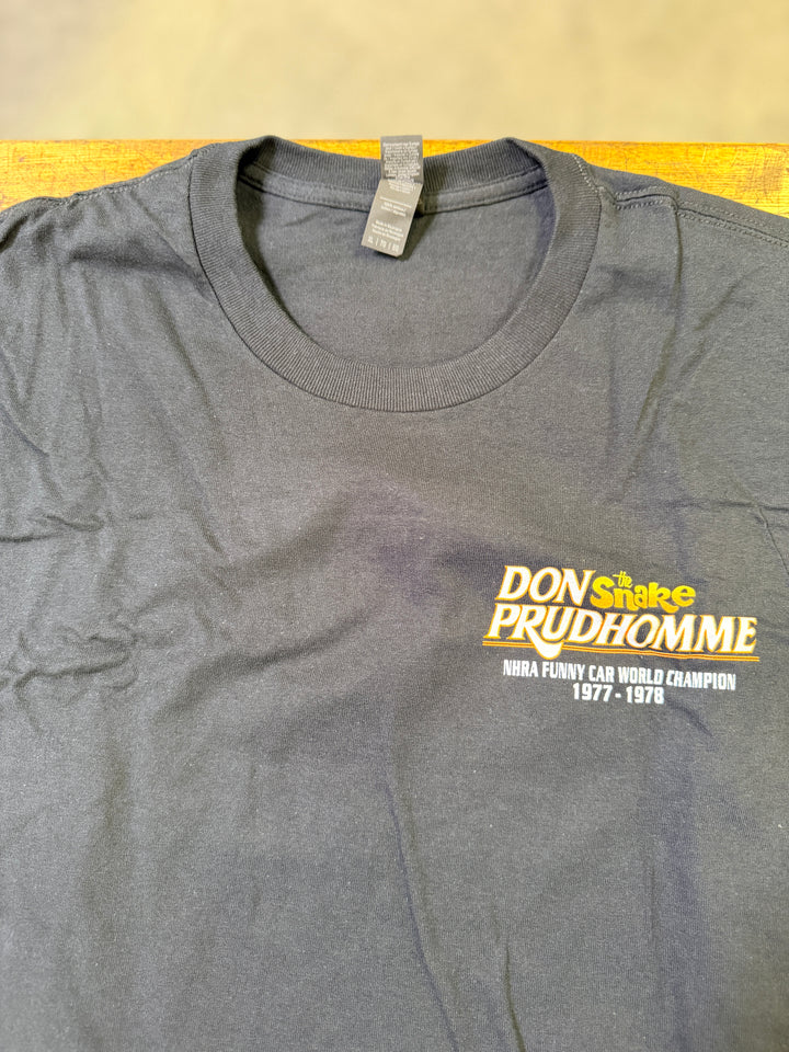 Don “The Snake” Prudhomme Army Funny Car T-Shirt (XL) – NHRA Legend Drag Racing Tee | RedLine Shirt Club Reprint