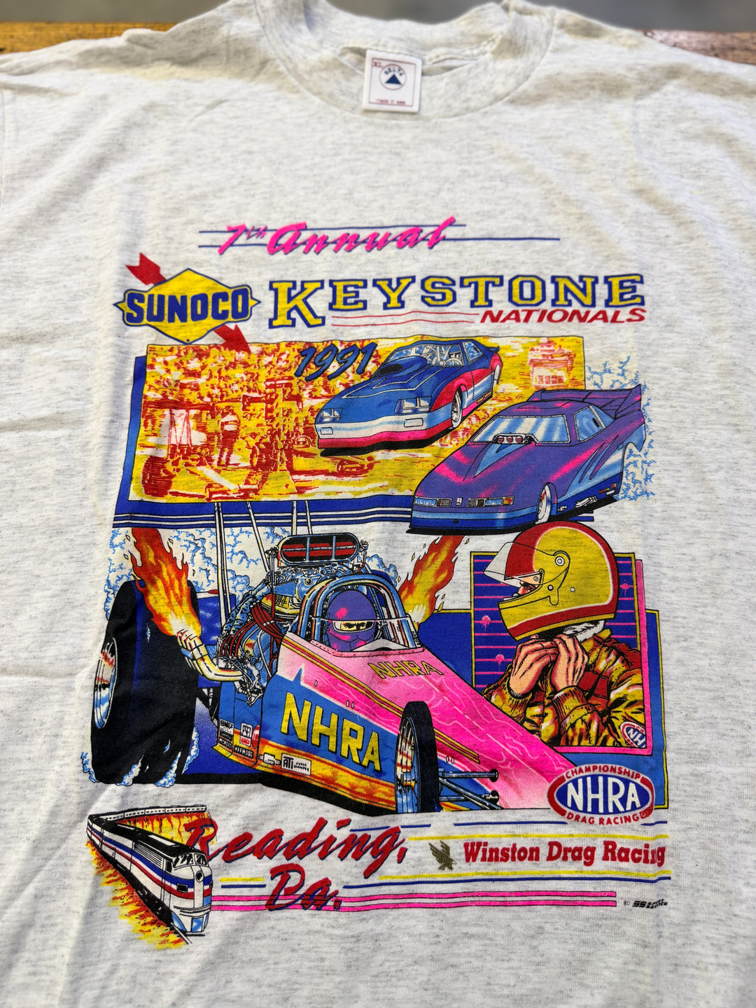 1991 Keystone Nationals Tee  Reading, Pennsylvania — Size XL