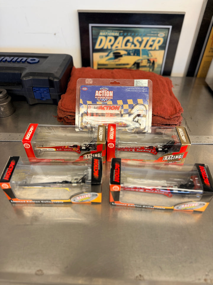 NHRA 1990s Top Fuel Legends 5-Pack 1:64 Diecast Set – Bernstein, McClenathan, Muldowney