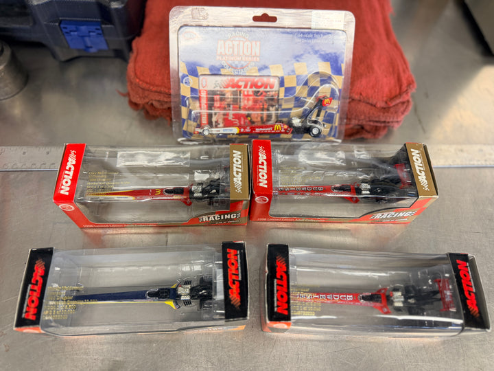 NHRA 1990s Top Fuel Legends 5-Pack 1:64 Diecast Set – Bernstein, McClenathan, Muldowney
