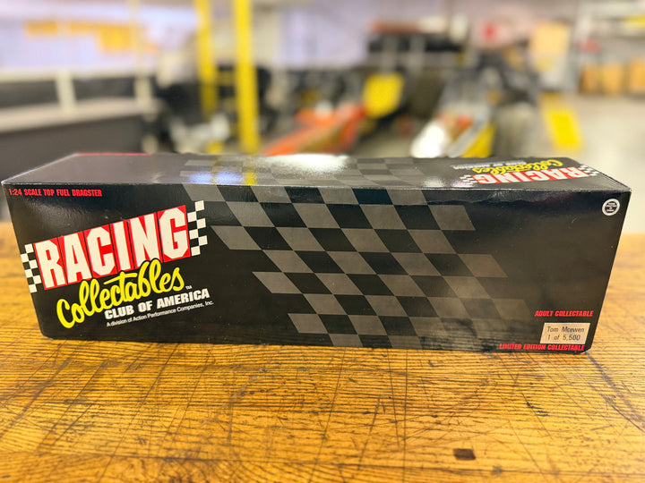 Tom McEwen “Mongoose” 1991 Mobil 1 Top Fuel Dragster 1:24 Diecast – RCCA Action NHRA Collectible