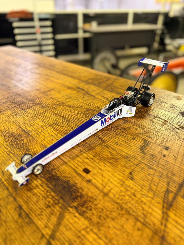 Tom McEwen “Mongoose” 1991 Mobil 1 Top Fuel Dragster 1:24 Diecast – RCCA Action NHRA Collectible