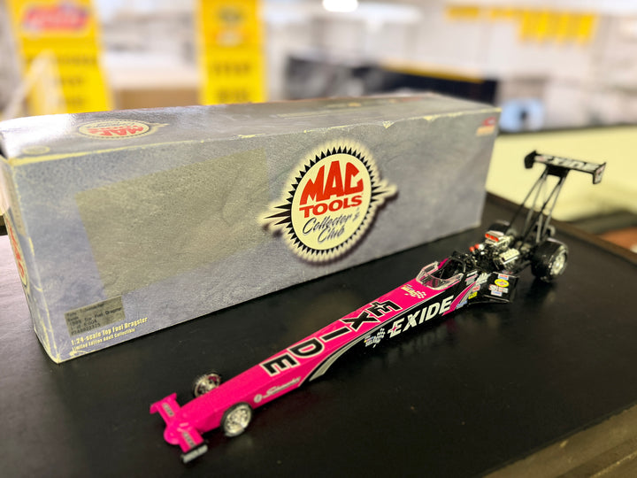 Tony Schumacher 1999 Exide Top Fuel Dragster 1:24 Diecast – Action Mac Tools Collectors Club Limited Edition